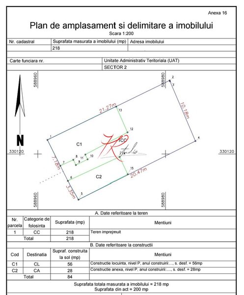 Lacul Tei Vanzare teren